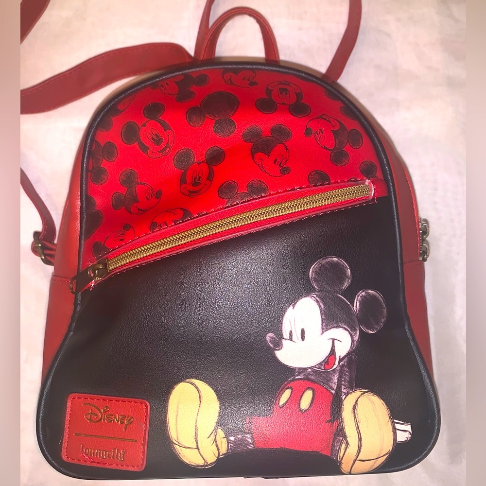 Loungfly Disney Mickey Mouse classic sketch Mini Backpack